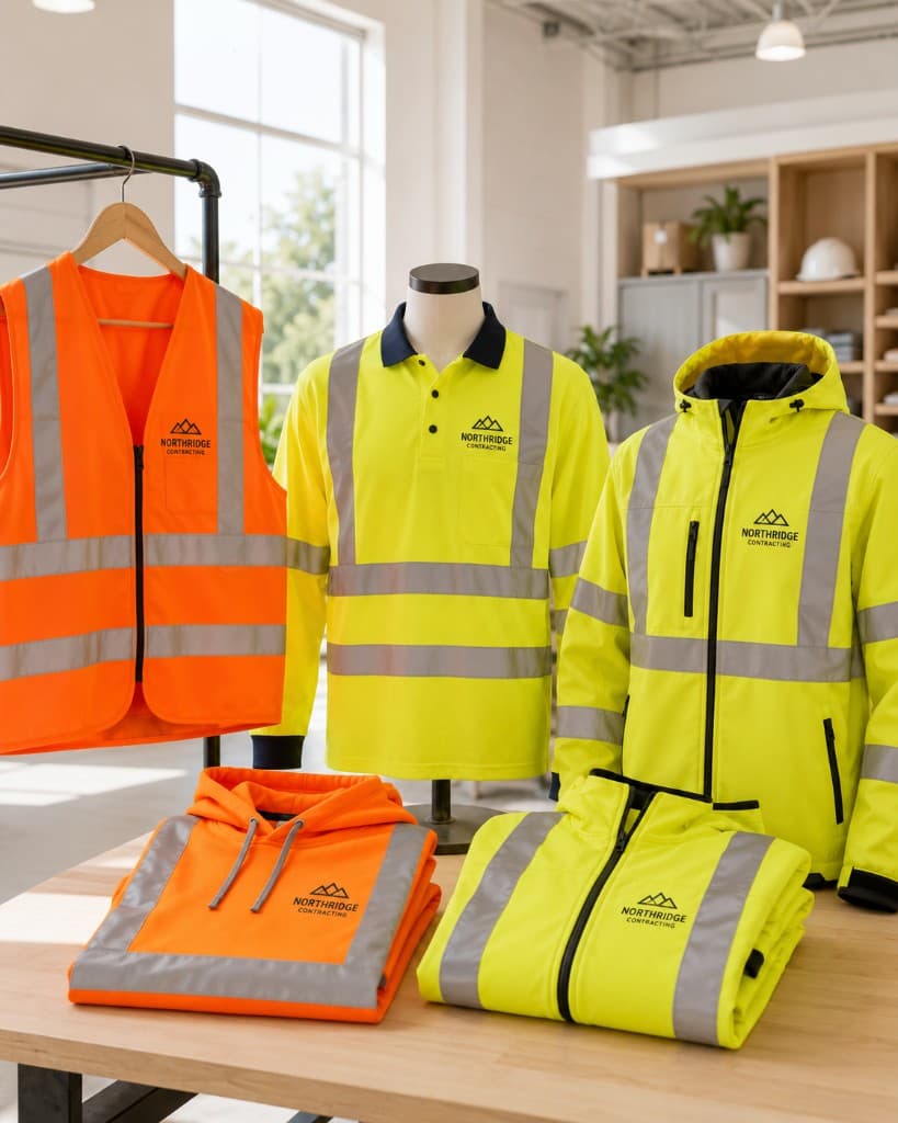 Printed hi-vis workwear for Basingstoke construction and site teams